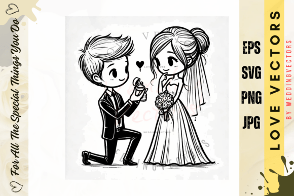 C4518: A Minimalist Wedding Logo for Modern Love