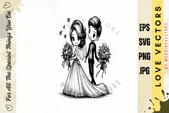 C4628: Elevating Wedding Designs with Romantic Vectors