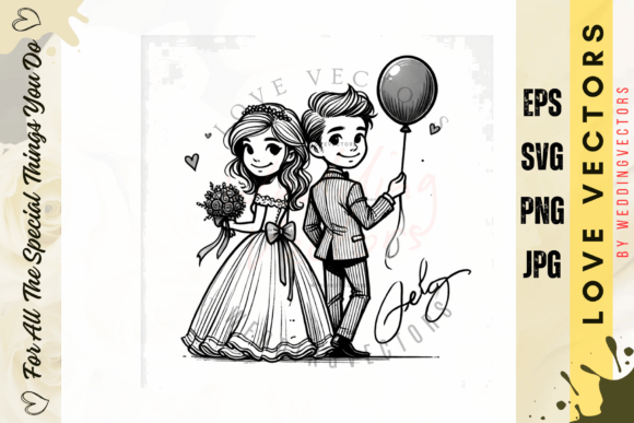 Elegant Wedding Vectors: Crafting Timeless Romance in Design