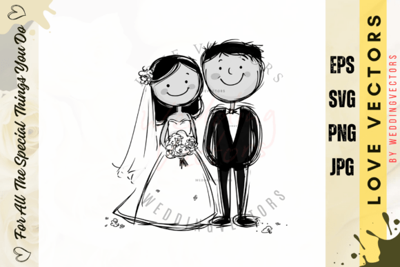 Romantic Floral Wedding Vectors for Timeless Design