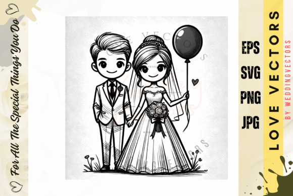 Wedding Couple & Love Vectors: A Designer's Romance