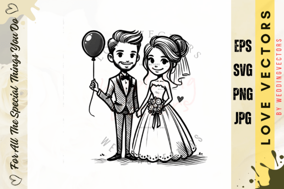 Wedding Couple & Love Vectors: Designing with Emotion